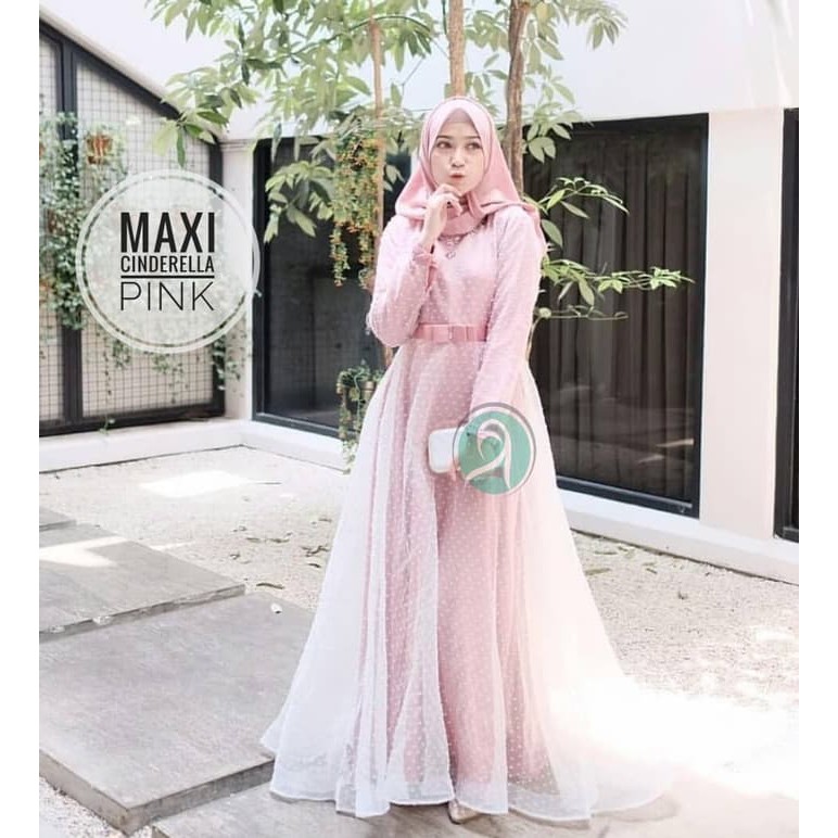 Baju gamis remaja kekinian 2021 shopee