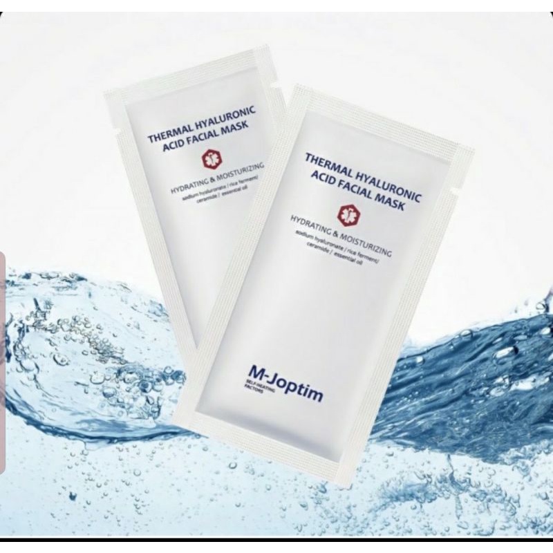 M-JOPTIM Thermal Hyaluronic Acid Facial Mask (1 Box isi 5)