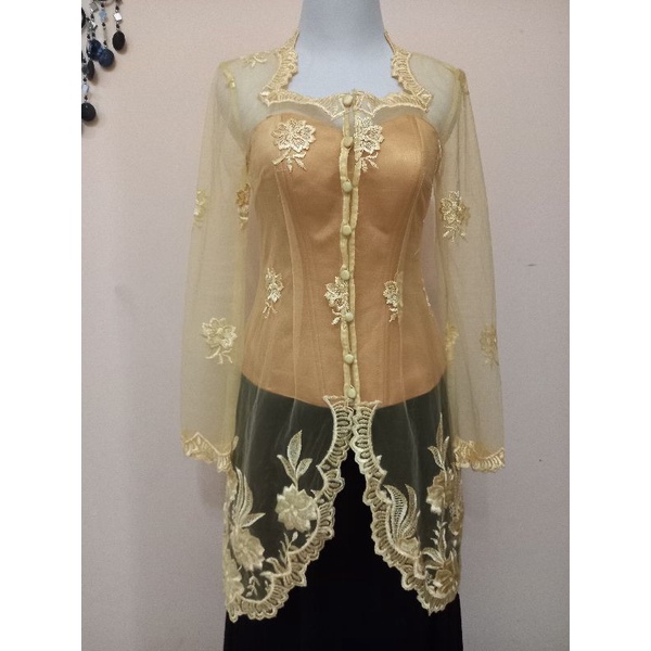 Kebaya Wisuda Tile + Longtorso Preloved