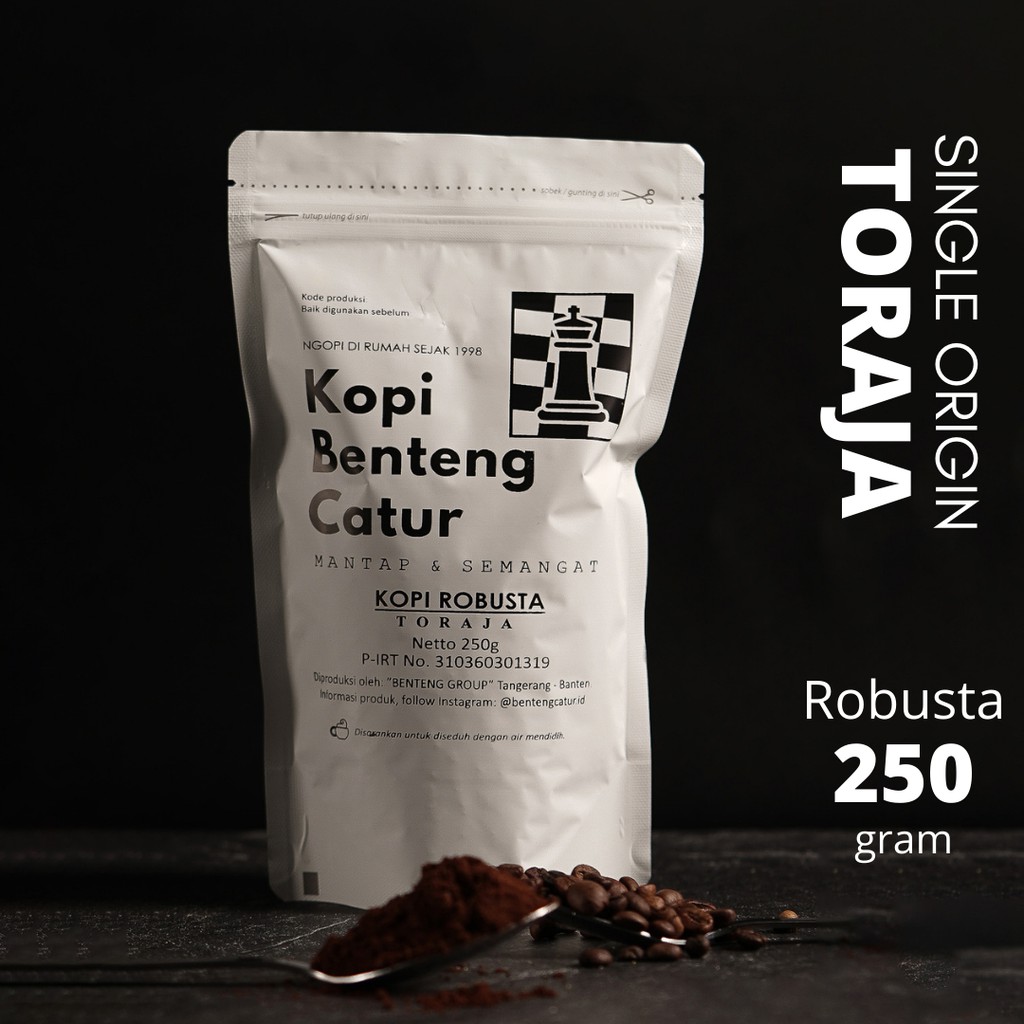 

BENTENG CATUR Kopi Robusta Toraja 250gr