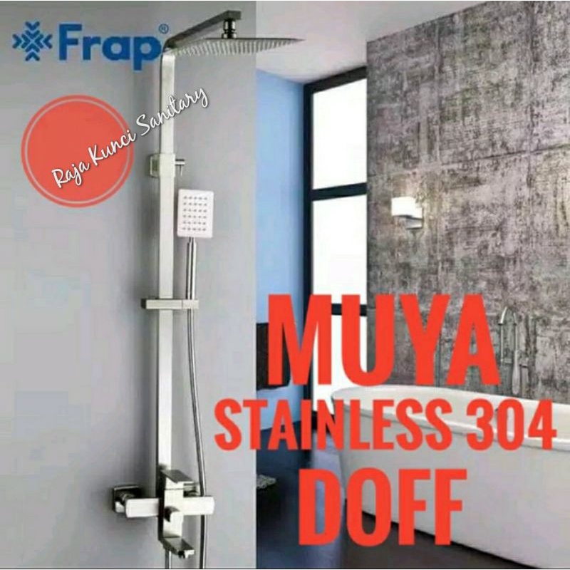 Shower Column CARLO FIOTINI 6421/Shower Tiang Set Panas Dingin Carlo 6421 Stainless SUS 304 Tebal/Shower Tiang Kotak Minimalis