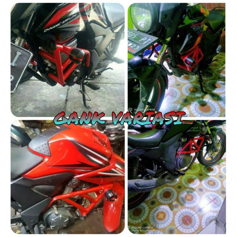 Jual Tubular/crashbar CB VERZA DAN VERZA MODEL BARU plus jalu frame