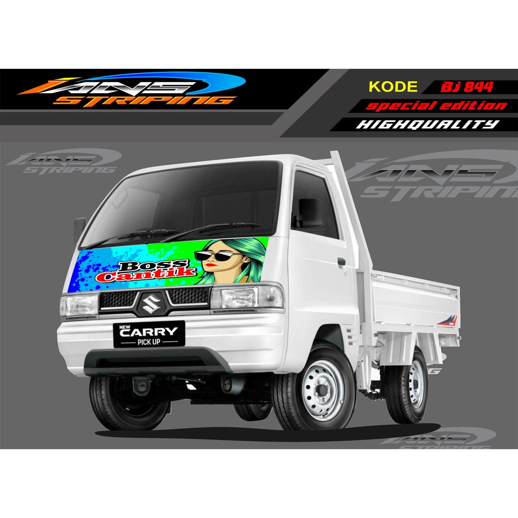 DECAL STICKER KAP MOBIL CARRY/ STIKER KABIN DEPAN MOBIL CARRY PICK UP / STICKER TERBARU