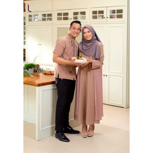 Baju Couple Keluarga Elzatta Sarimbit Keluarga Elzatta Gamis Couple Ibu Ayah Sarimbit Aftazan