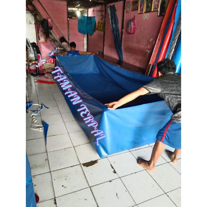 TERPAL KOLAM KOTAK 3x1,5x0,6 ORCHID/KOLAM IKAN/KOLAM TERPAL/KOLAM ORCHID/KOLAM KOTAK