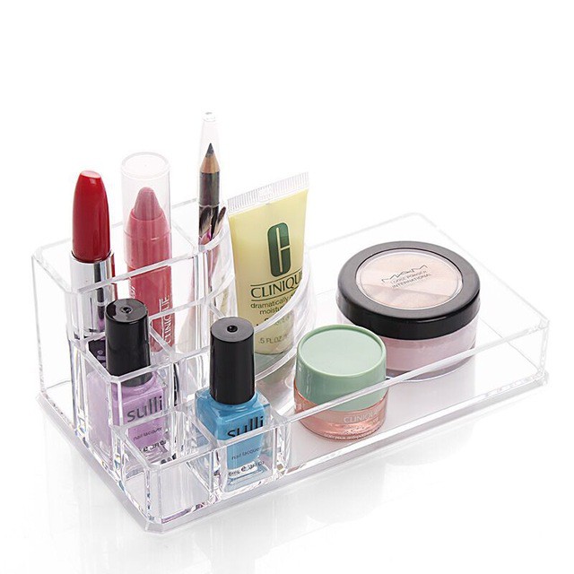  M04 Organizer Rak Kosmetik 8 Grid Alat Make Up Cosmetic 