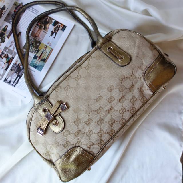 GUCCI Handbag Vintage Second Preloved Branded Bekas