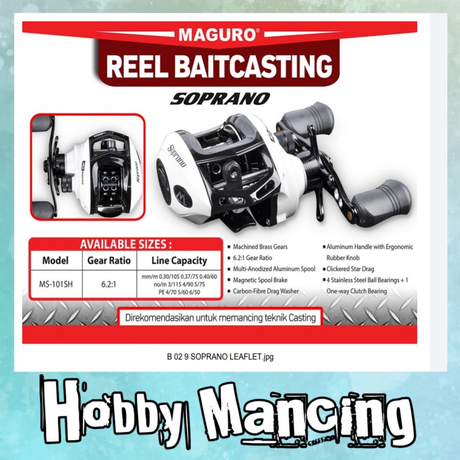 Ril BC Maguro SOPRANO 101SH | Baitcasting Reel