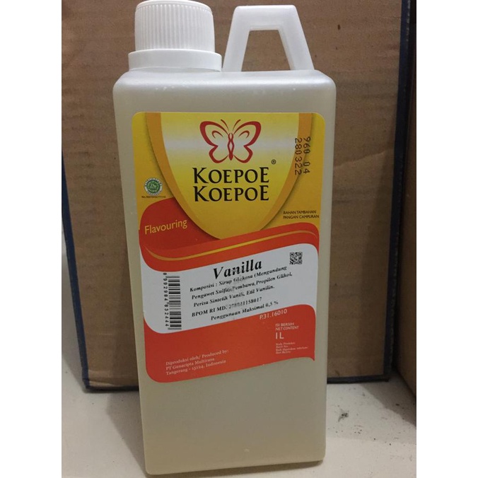 

Pasta Vanilla Koepoe Koepoe Vanili Kupu Kupu 1 liter