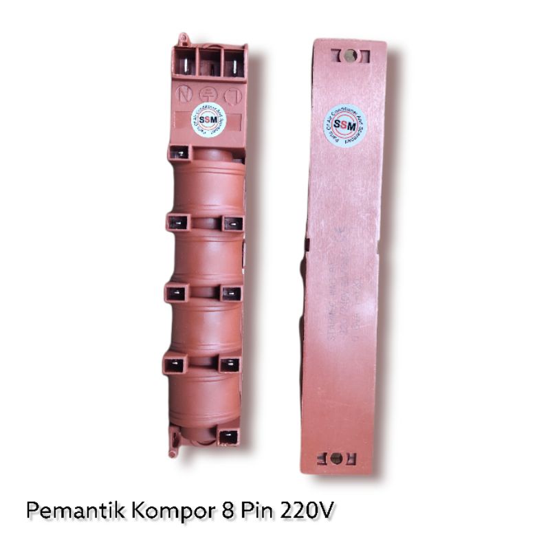 IGNITER KOMPOR TANAM 8 TUNGKU PEMANTIK KOMPOR 8 PIN 220 VOLT