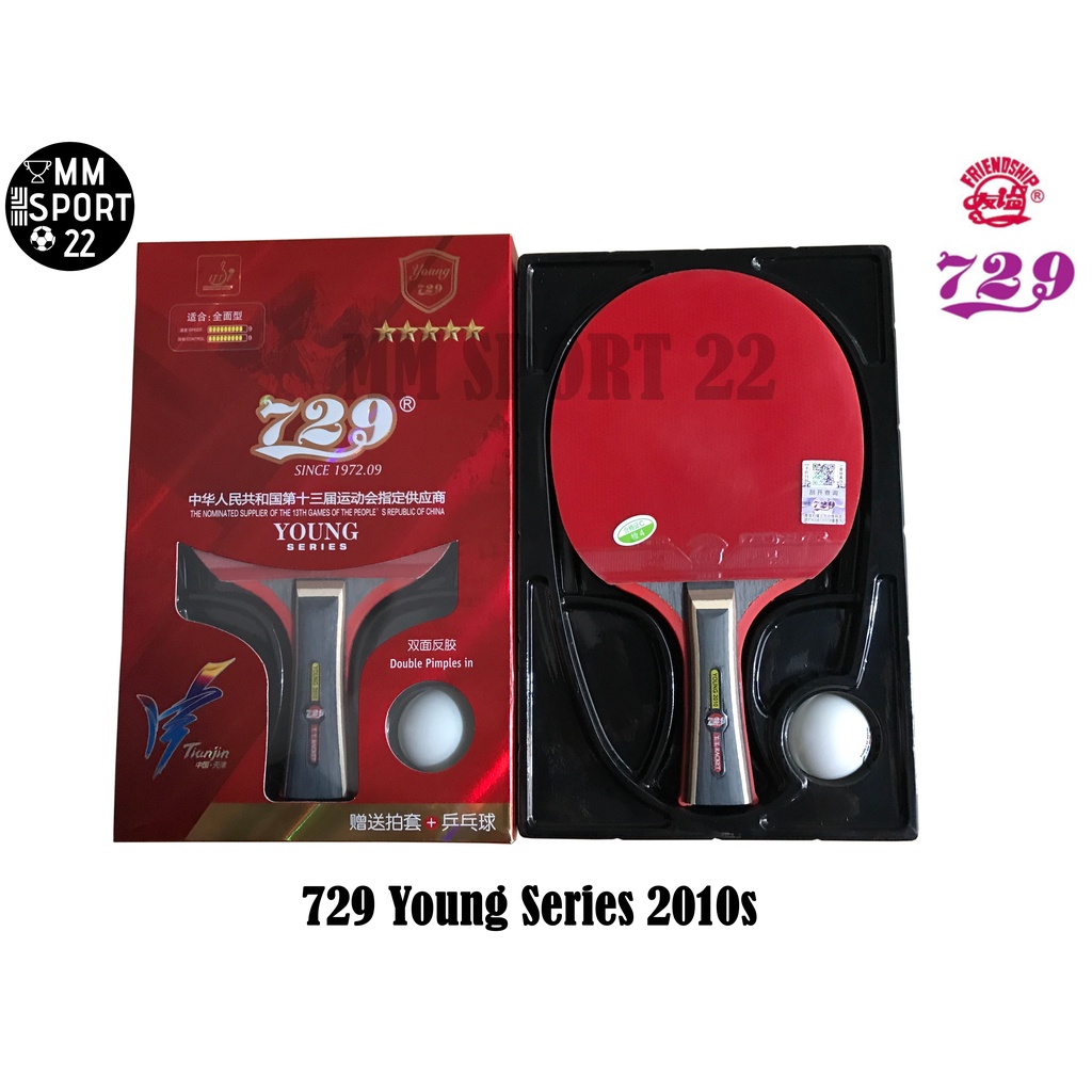 BET BAT TENIS MEJA PINGPONG 729 Young Series 2010s Original
