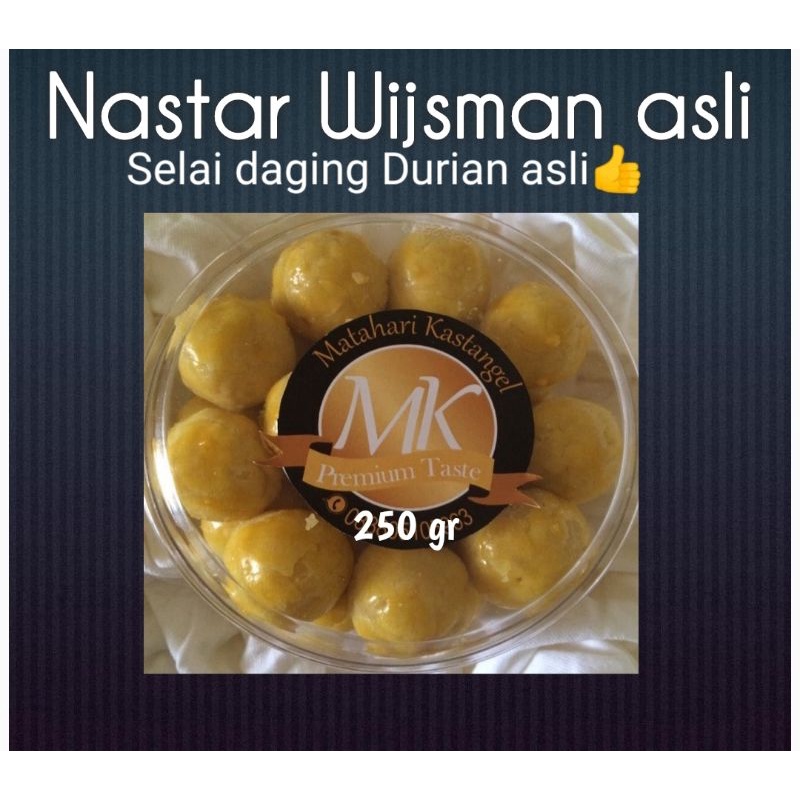 

Nastar Wijsman Durian 100% asli kemasan 250gr