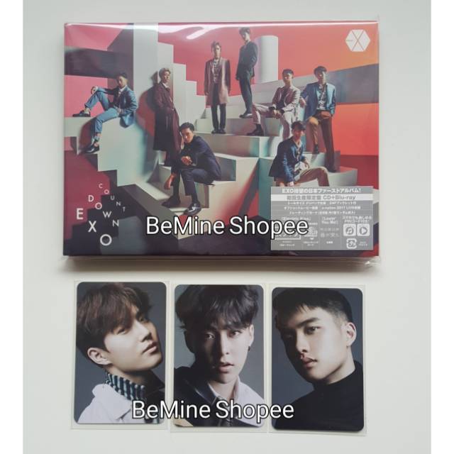 EXO COUNTDOWN LIMITED EDITION BLURAY + PC D.O DO DYO DIO KYUNGSOO XIUMIN SUHO