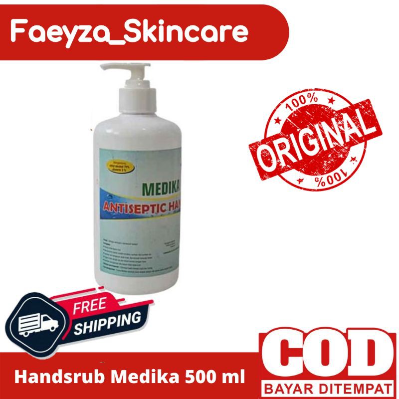 Hand Sanitizer antiseptic Medika 500 ML / Hands Rub Medika