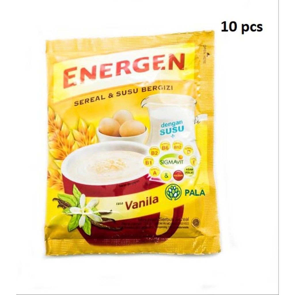 

ENERGEN VANILA 29GR 10'S