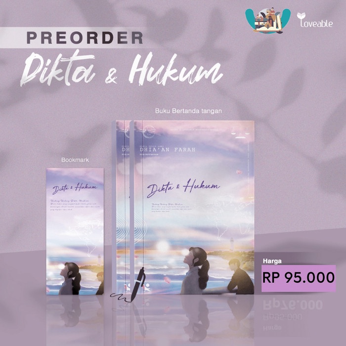 

FLASH SALE!!! NOVEL "DIKTA DAN HUKUM" KARYA DHIA'AN FARAH ( BUKU SAJA ) TERBARU