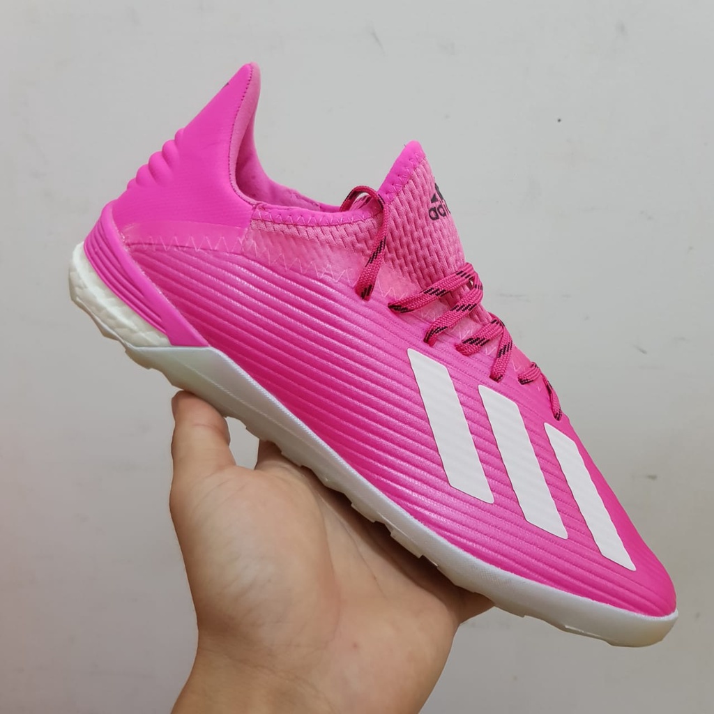 SEPATU FUTSAL ADIDAS X GHOSTED PINK TURF-SEPATU FUTSAL ADIDAS-SEPATU FUTSAL-SEPATU FUTSAL TERBARU-FU
