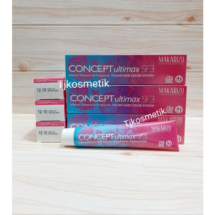 Makarizo Concept Ultimax Hair Color SF3 12.10 High Lift Ash Blonde 90ml