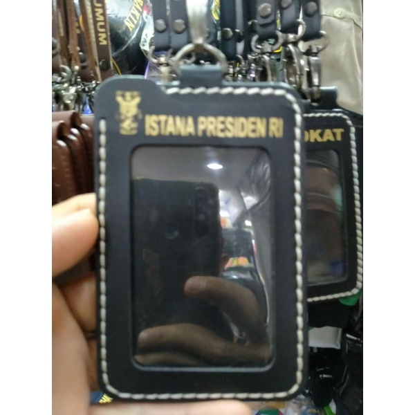 

Nama Tag Id Card Istana President RI/Gantungan id card Lanyard id Card /Id Holder Kulit