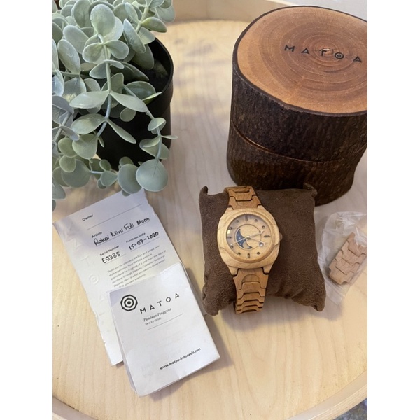 PRELOVED jam tangan MATOA rakai full moon mini (TERMURAH)