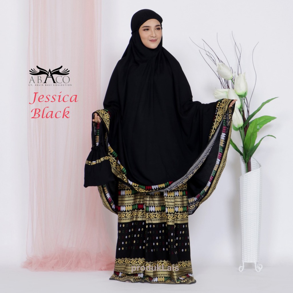 Mukena Bali Songket Prada uk. Jumbo