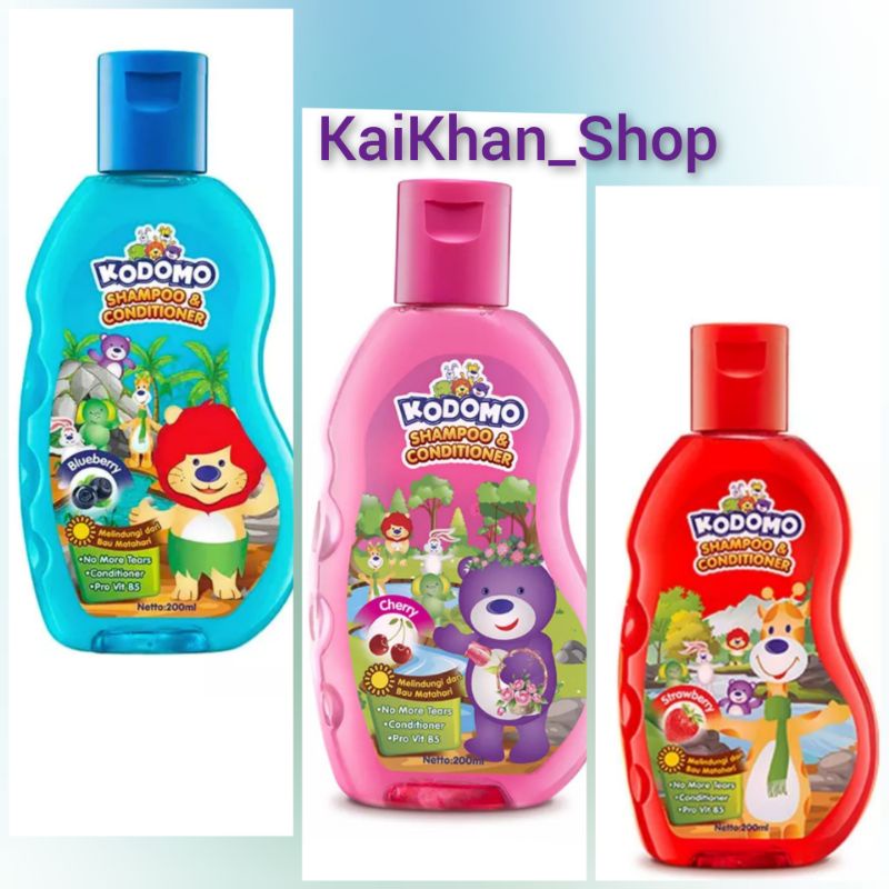 KODOMO Shampoo Botol Gel  [ 200ml ]