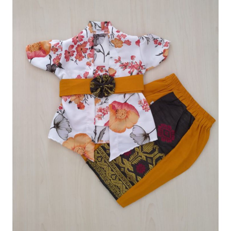 0-5 tahun free bandana SET KEBAYA+KAMEN OBI ANAK