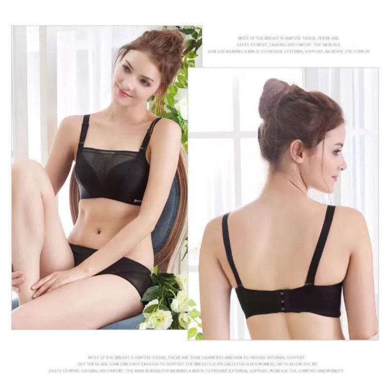 Bra  Wanita kemben bra set+cd Busa Tebal Tanpa Kawat Bra SEAMLESS art 679