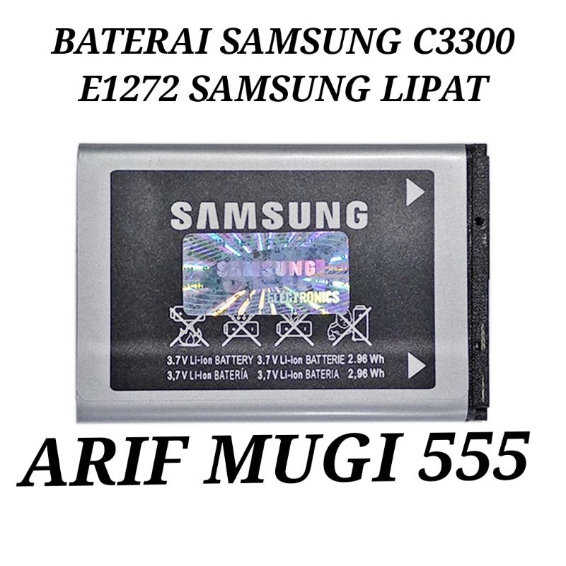 BATERAI BATRE BATU BATTERY SAMSUNG LIPAT E1272/C3300/E2652/X150/E1080/D520/C140 ORIGINAL