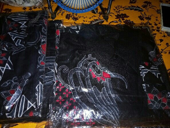Batik Couple Keluarga Sania Ruffle Ori Ndoro Jowi Dnt Kenari Hitam Maroon Terlaris Garansi Shopee