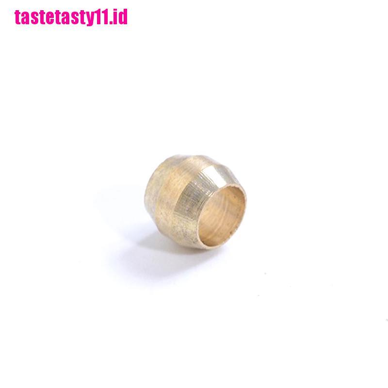 10 Pcs Cincin Segel Kompresi ferrule Ganda Bahan Kuningan