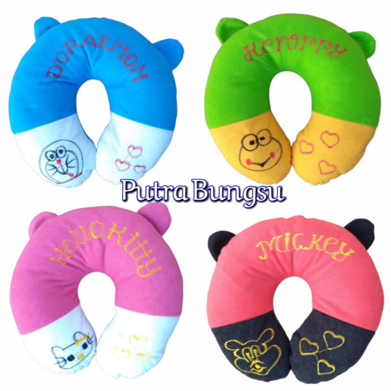 READY..Bantal Leher Karakter / Bantal Leher Karakter Anak / Bantal Leher Karakter Lucu / Karakter Do