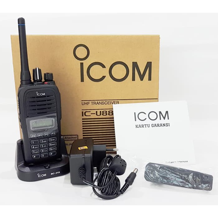 Ht Icom IC-U88 Frekuensi 350-390Mhz Waterproof IP67