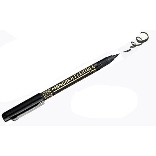 

Spesial Kuretake Zig Mangaka Flexible - Fine - Black Berkualitas