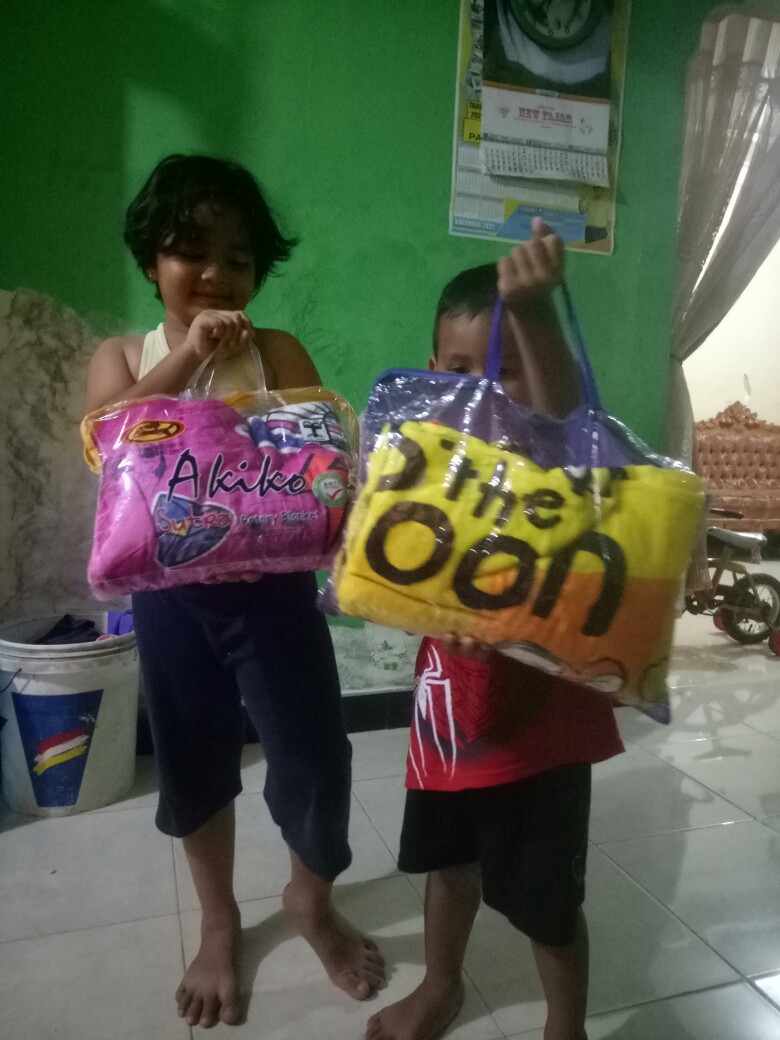 Raishacollection Selimut Rosanna Kids Akiko Ukuran 150x200 Motif Anak Anak Cute