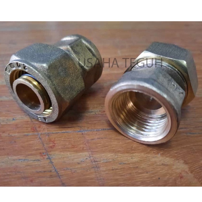 Sok PE Kuningan Drat Dalam (1620 x 1/2" F)