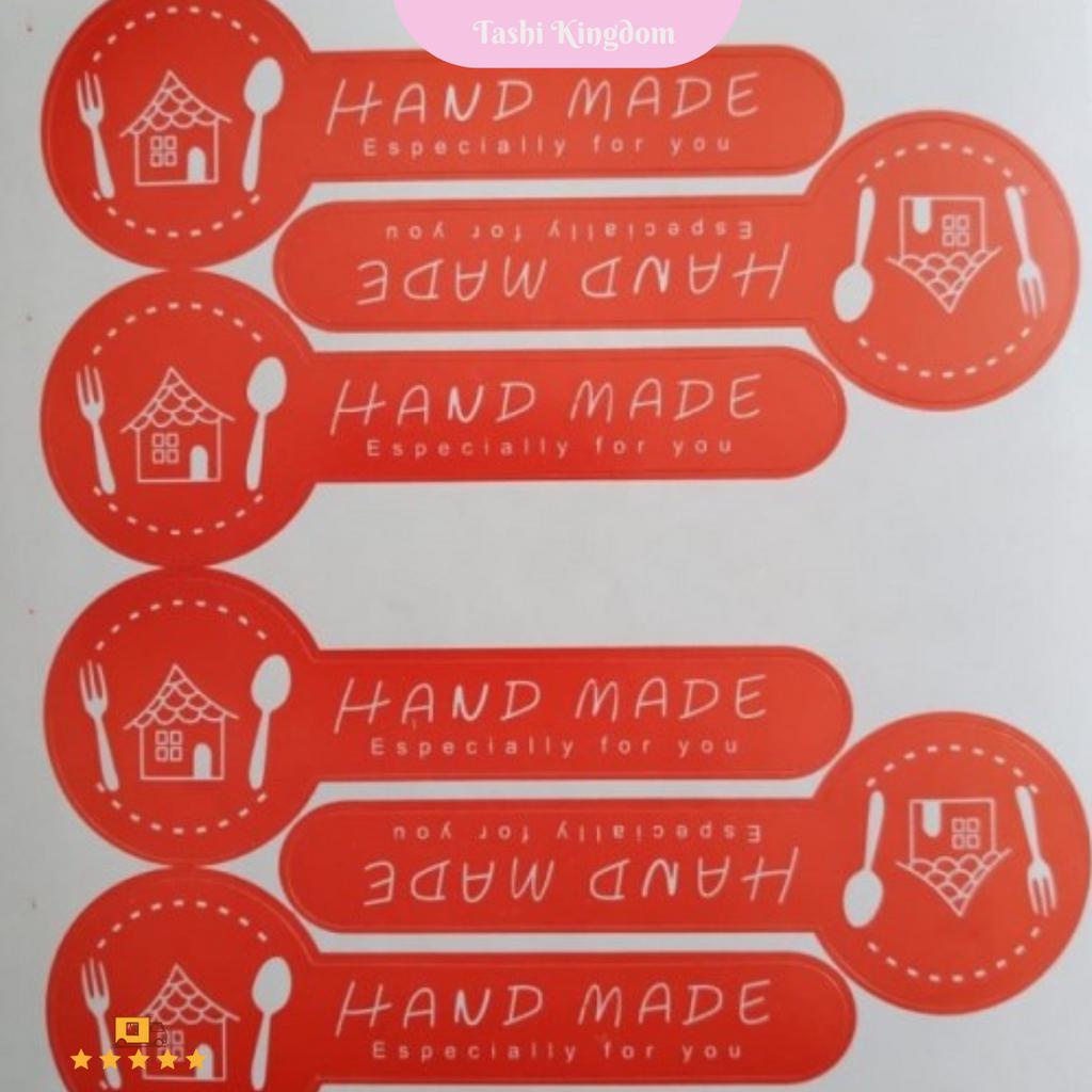

stiker segel makanan kemasan stiker handmade stiker label tempel unik