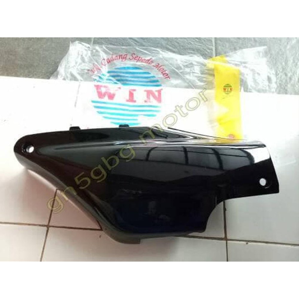 WIN - Box Samping Supra X-Supra Fit Lama Hitam (Tool Box Accu Tutup Aki)