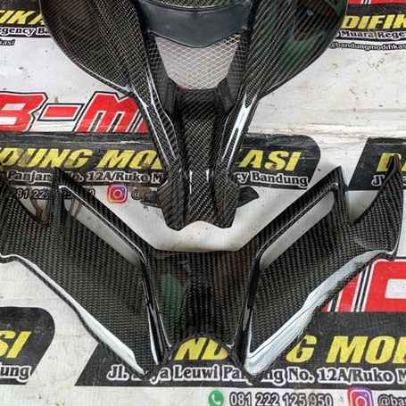 winglet carbon kevlar kawasaki ninja 250 fi old premium pnp presisi