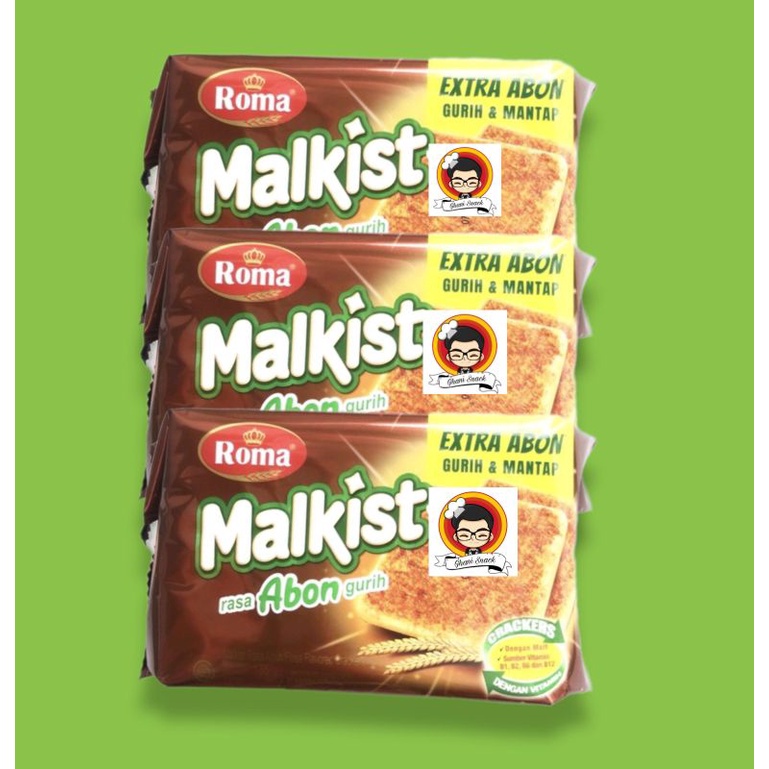 

Roma Malkist Abon Pak 135gr/Biskuit Roma Enak