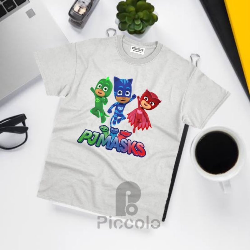 BAJU KAOS ANAK PJ MASK UNISEX BAHAN PREMIUM