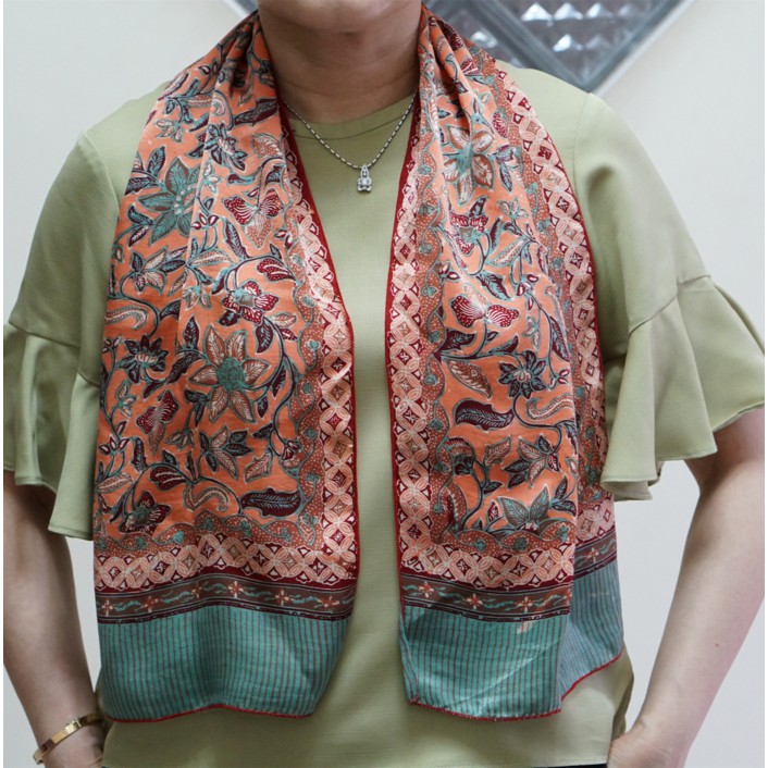 Scarf Batik Sutra Tebal Premium