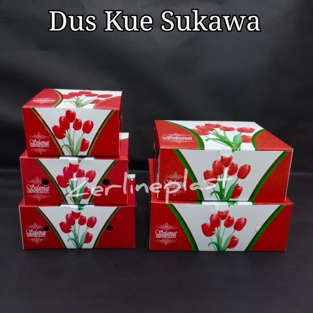 Dus Kue GS SUKAWA - Box Kue Makanan/Snack