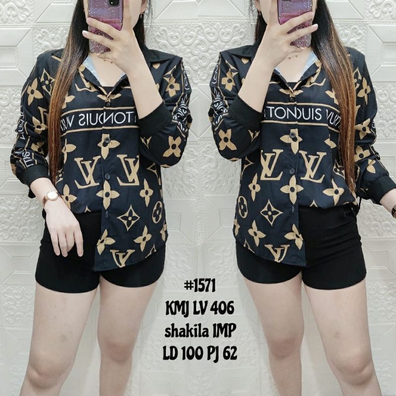 KEMEJA LV CANTIK IMPORT