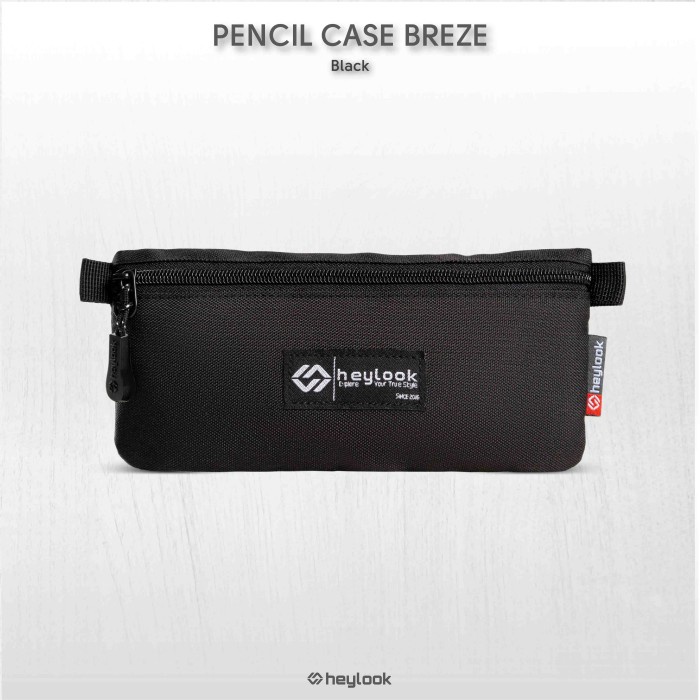 

TEMPAT PENSIL KOTAK PENSIL BREZE PENCIL CASE KOSTAK ANAK ATK SEKOLAH - Black
