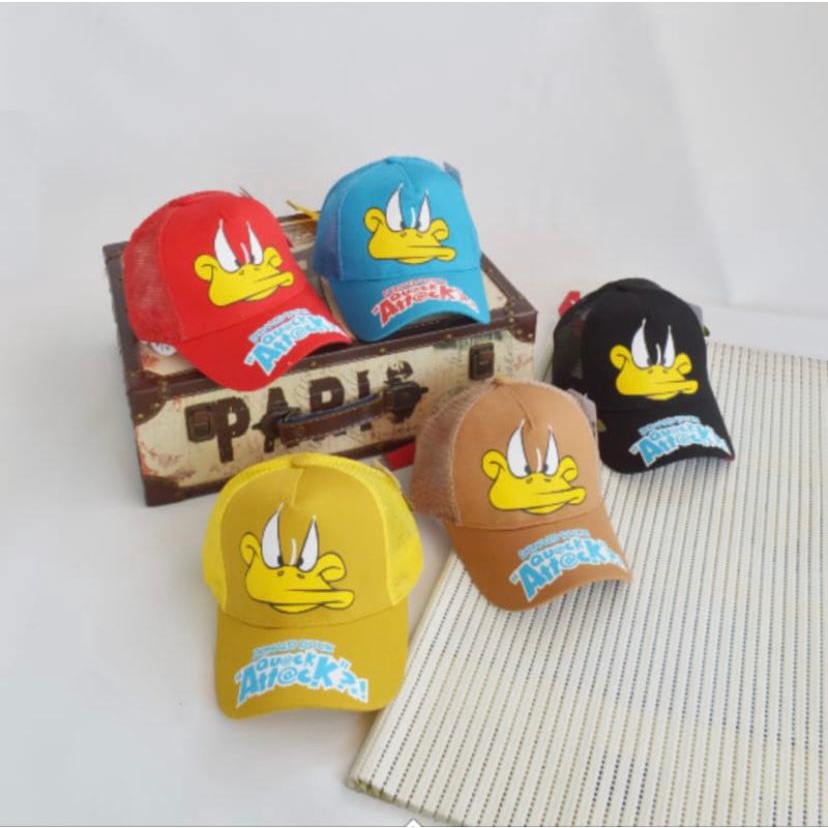VODI STORE Produk / Topi anak laki laki perempuan jaring Trucker Donald Duck / Topi Jaring anak laki