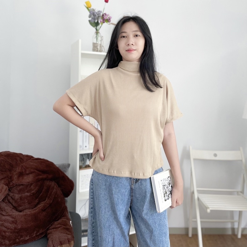 Eclat Turtleneck Knitt Shirt 4A