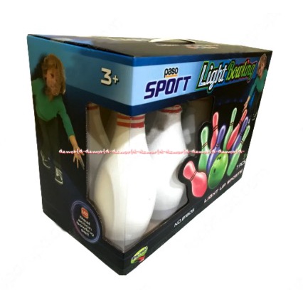 Paso Bowling Game Mainan Bowling Untuk Anak Glow In The Dark Bisa Pin Bisa Menyala Saat Gelap Passo Paso Sport Bow Ling