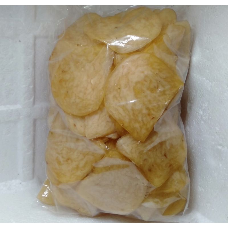 

Kerupuk Udang bentuk oval 500gr