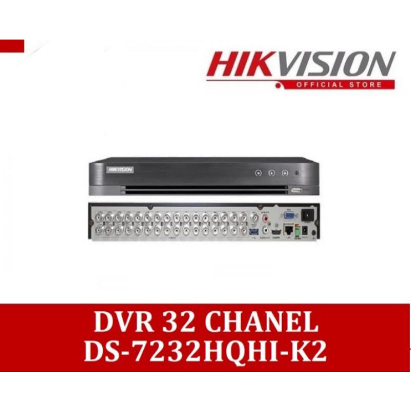 DVR 32 Channel Hikvision 7232HQHI-K2 Turbo HD To 5MP